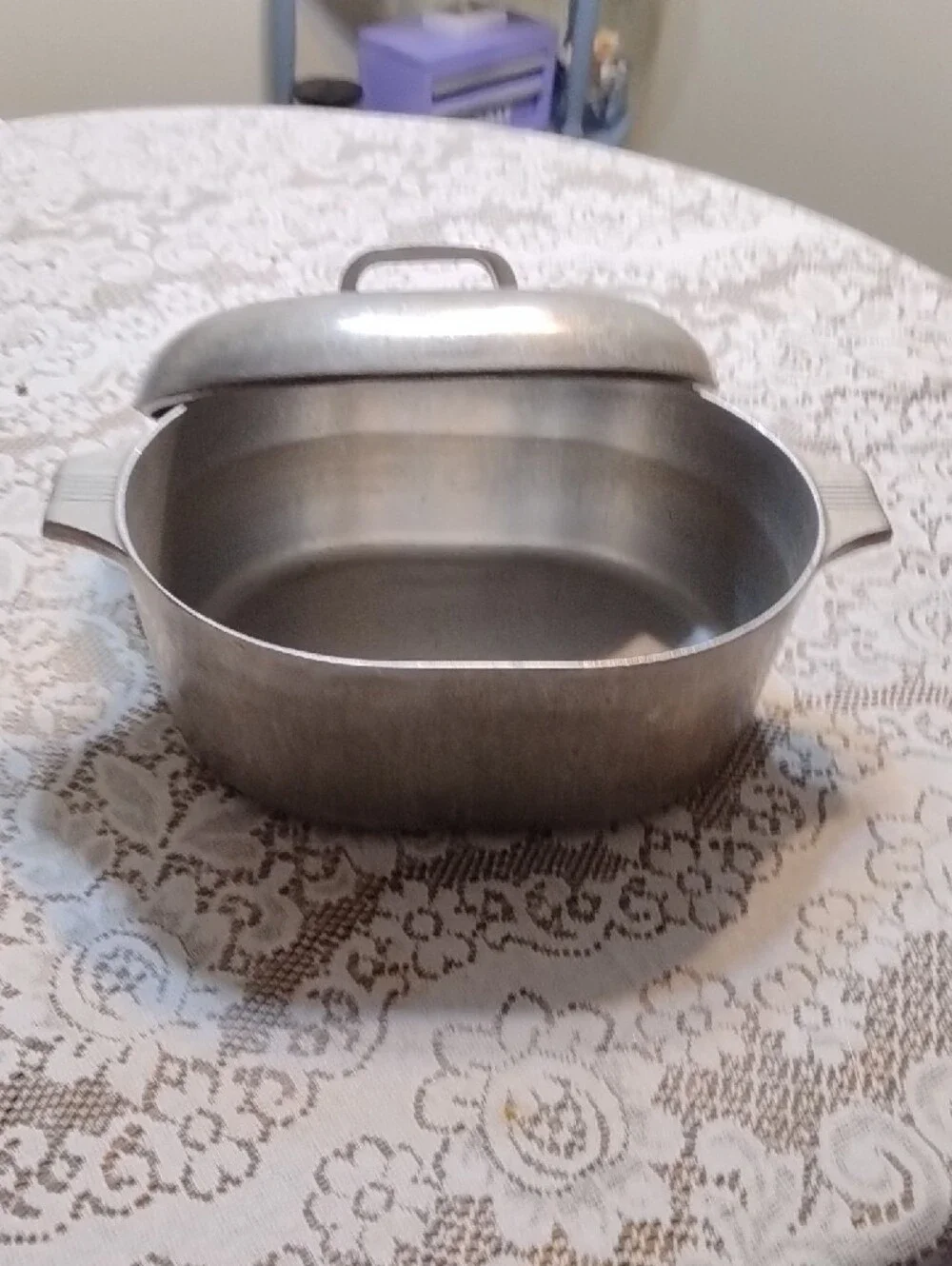 Vintage Magnalite Oval Covered Casserole Pan